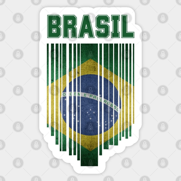 Brazil flag, brazilian flag Sticker by eka123